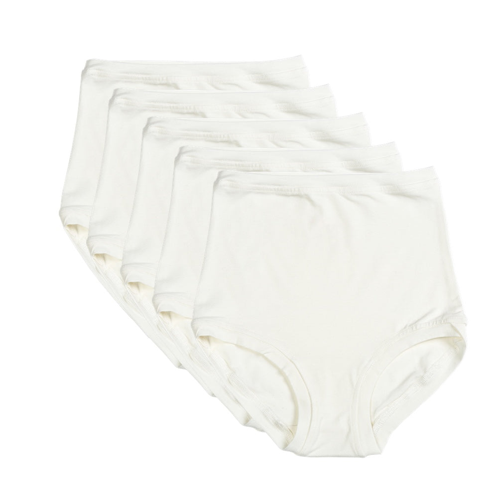 Box of 5 High Rise Pants ~ Natural