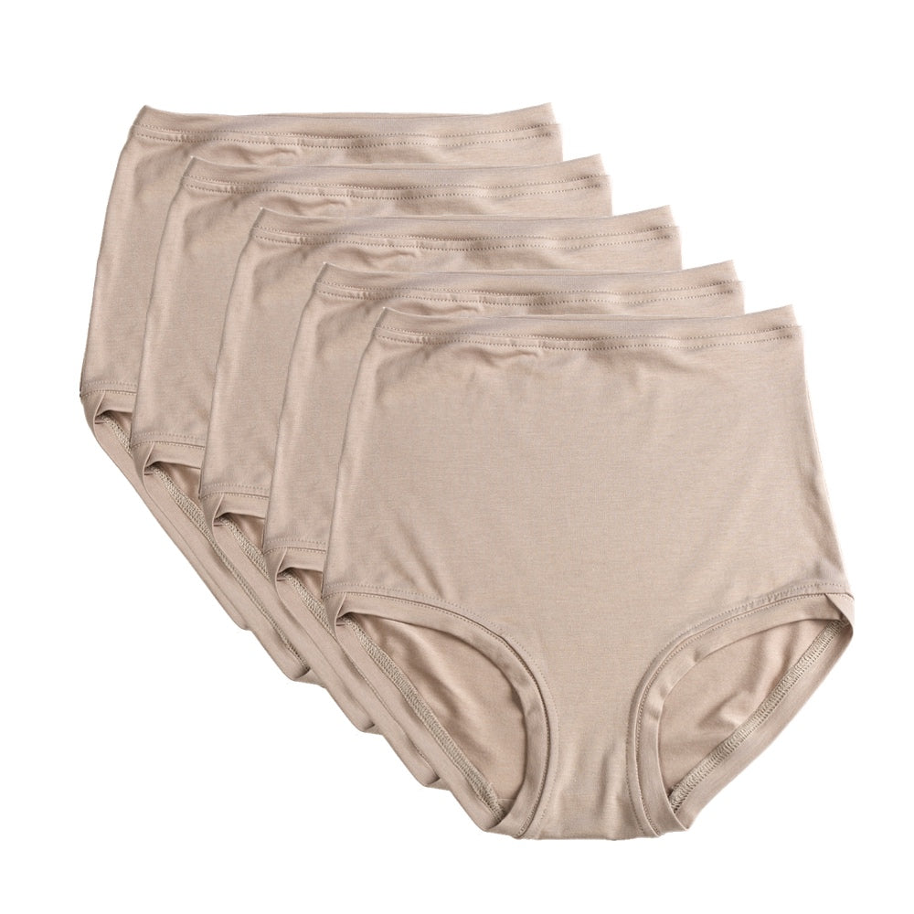 Box of 5 High Rise Pants ~ Stone