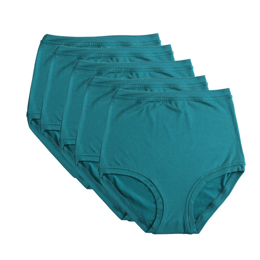 Box of 5 High Rise Pants ~ Teal