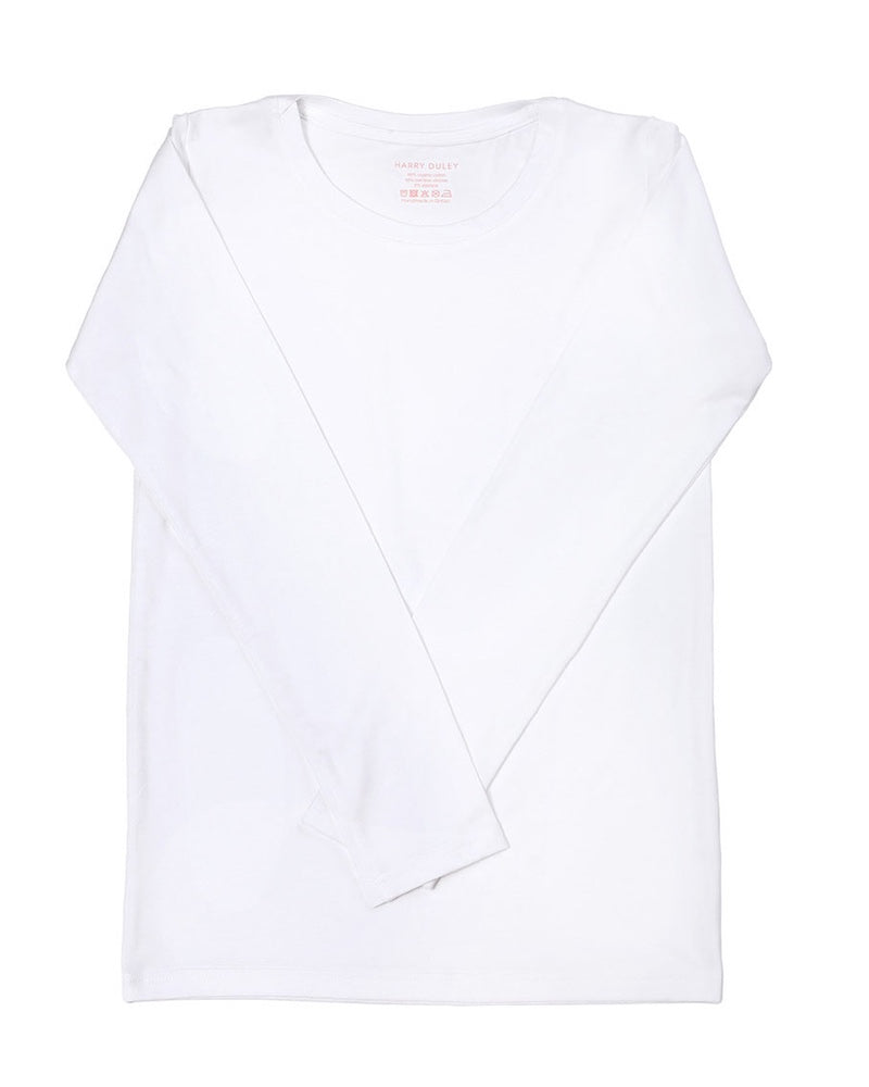 T-shirt à manches longues superposées ~ Blanc