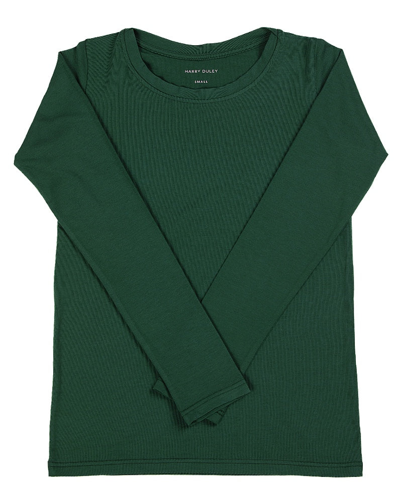 T-shirt à manches longues superposé – Rose poudré