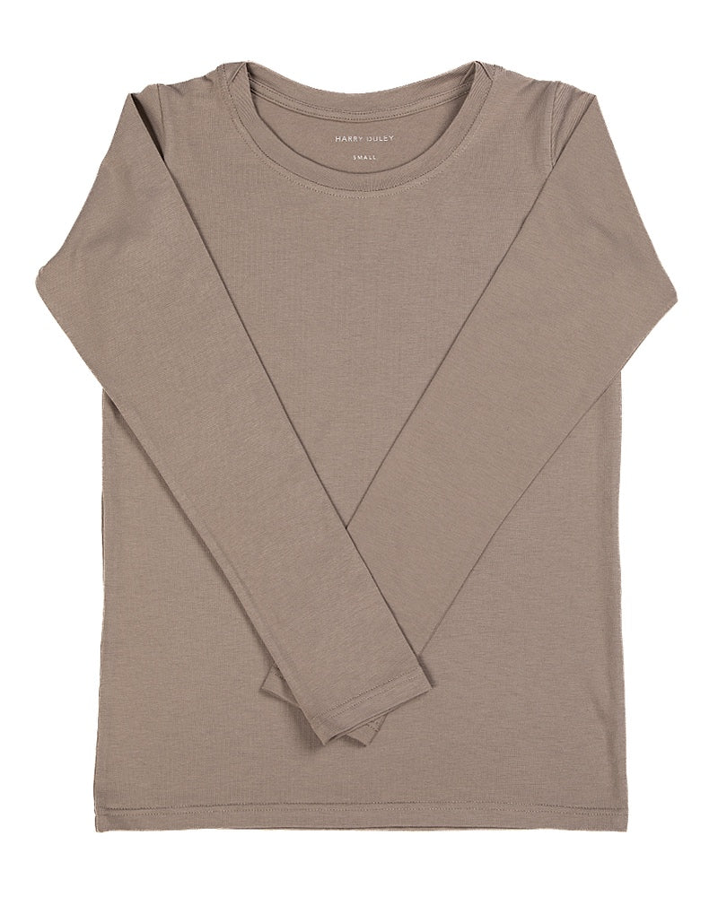 T-shirt à manches longues superposé ~ Stone