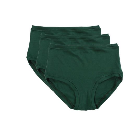 Pack of 3 Mid Rise Pants ~ Emerald