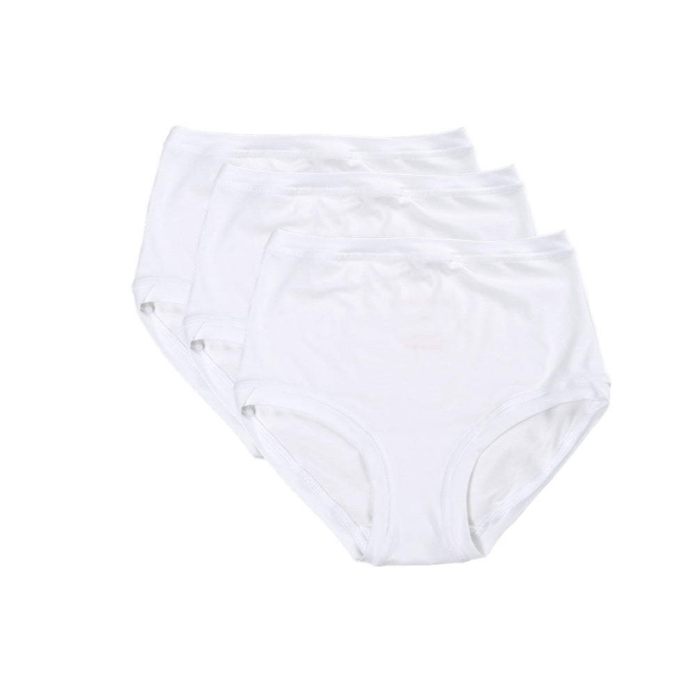 Pack of 3 Mid Rise Pants ~ White