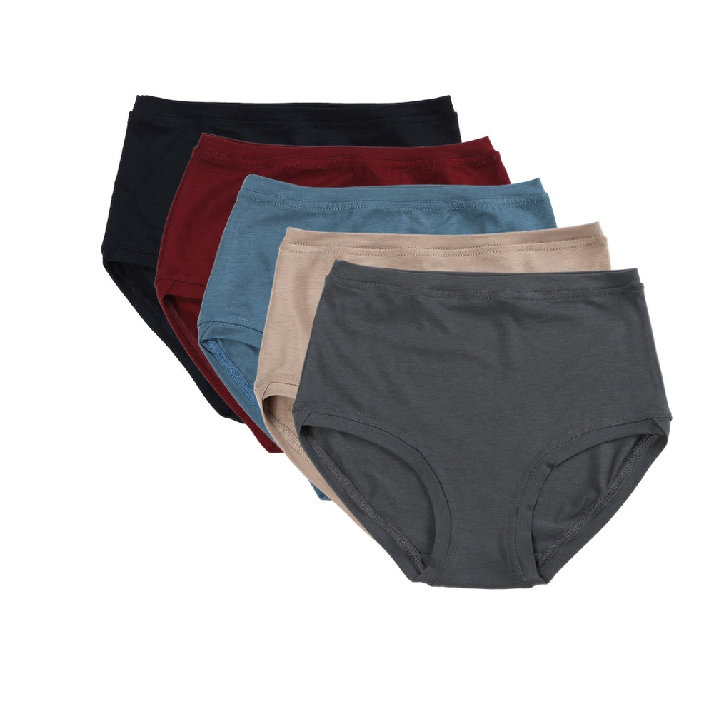 Lot de 5 pantalons taille mi-haute ~ Kaki