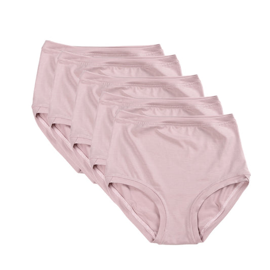 Box of 5 Mid Rise Pants ~ Dusty Pink