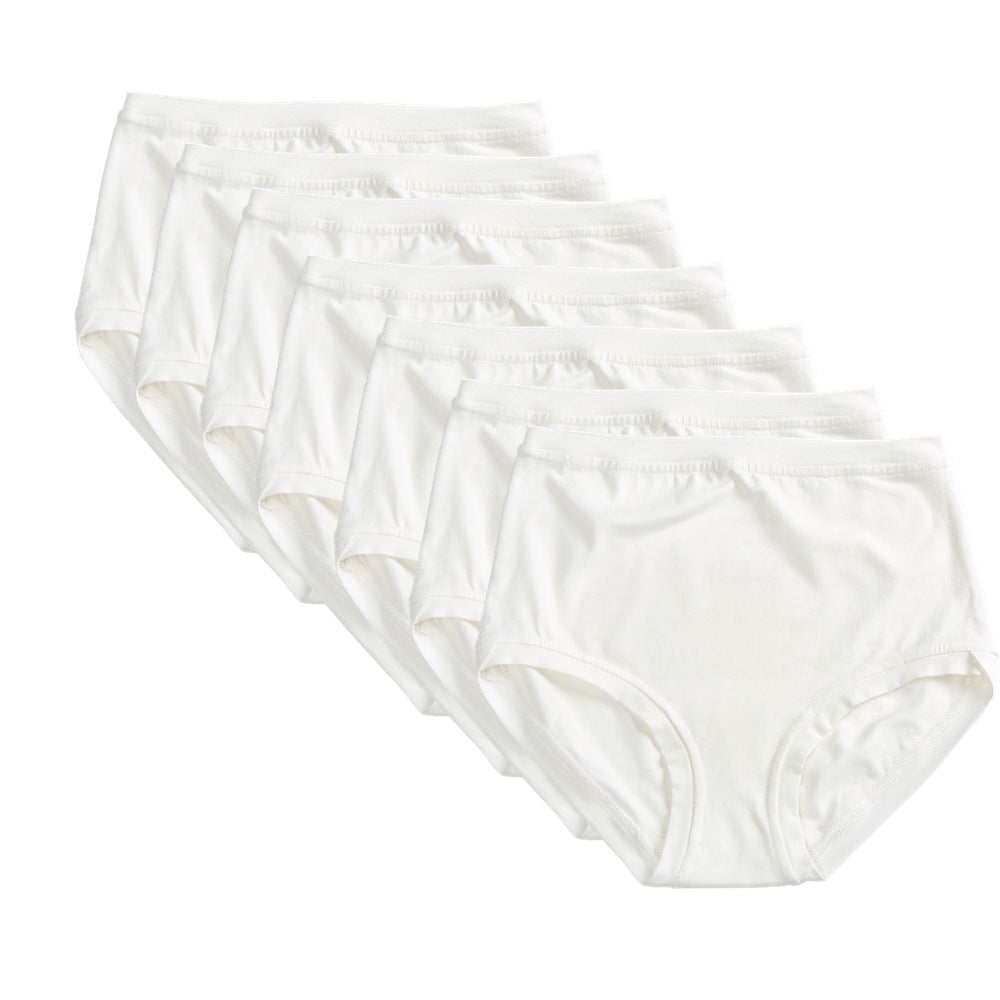 Lot de 5 pantalons taille mi-haute ~ Blanc