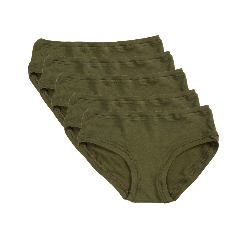 Lot de 5 pantalons taille basse ~ Kaki 