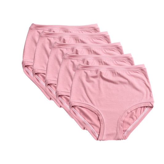 Box of 5 Mid Rise Pants ~ Antique Pink