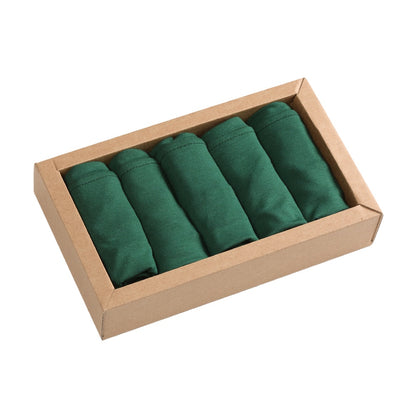 Box of 5 Low Rise Pants ~ Emerald