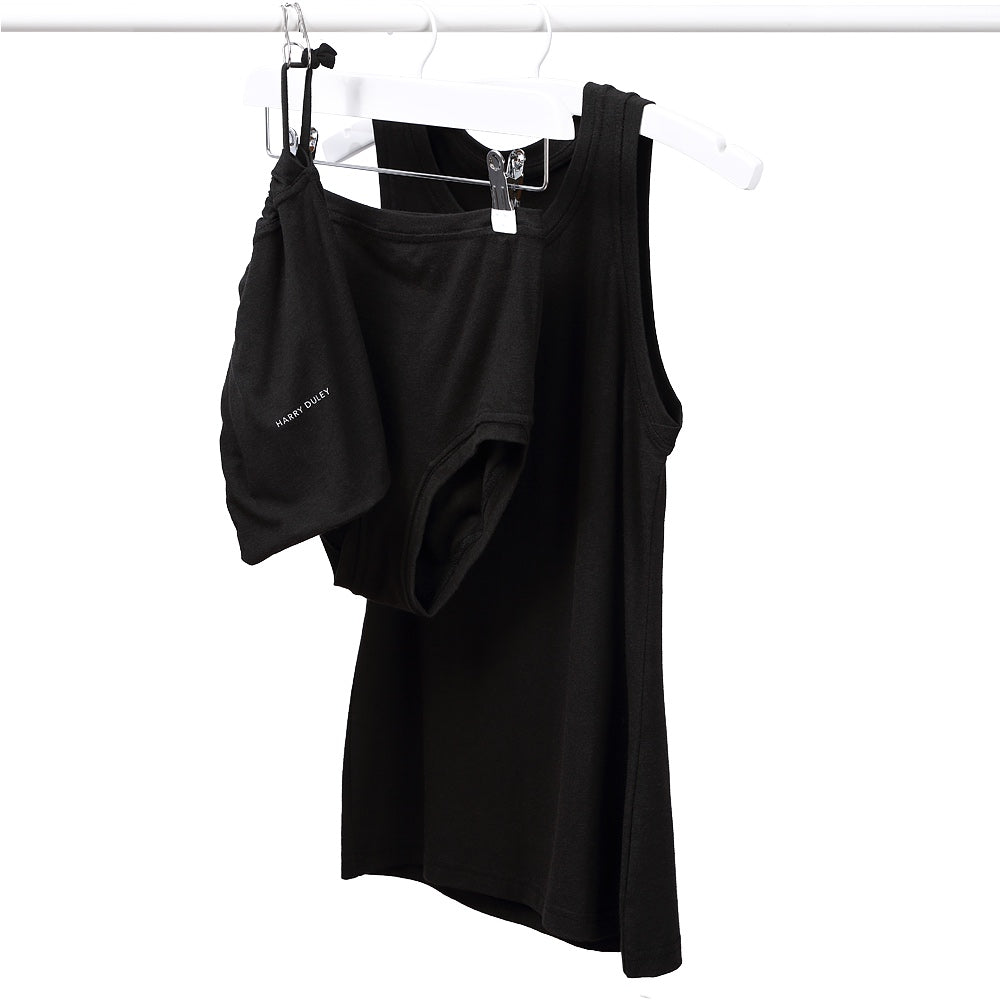 Sac cadeau gilet et pantalon pour garçon ~ Noir