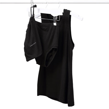 Sac cadeau gilet et pantalon pour garçon ~ Noir