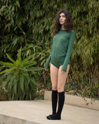 Long Sleeve Layering Tee ~ Emerald