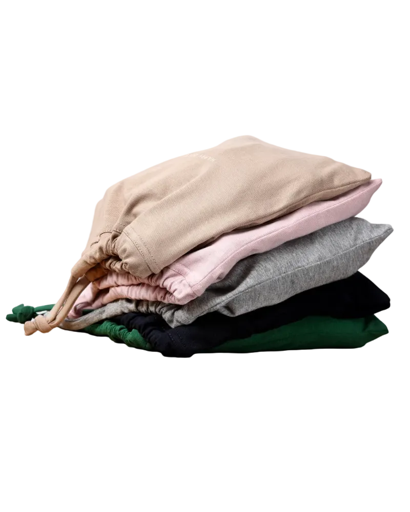 Pack of 3 Mid Rise Pants in a Bag ~ Antique Pink, Olive, Golden