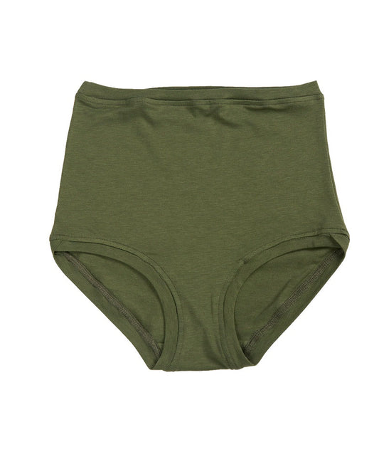 High Rise Pants Khaki