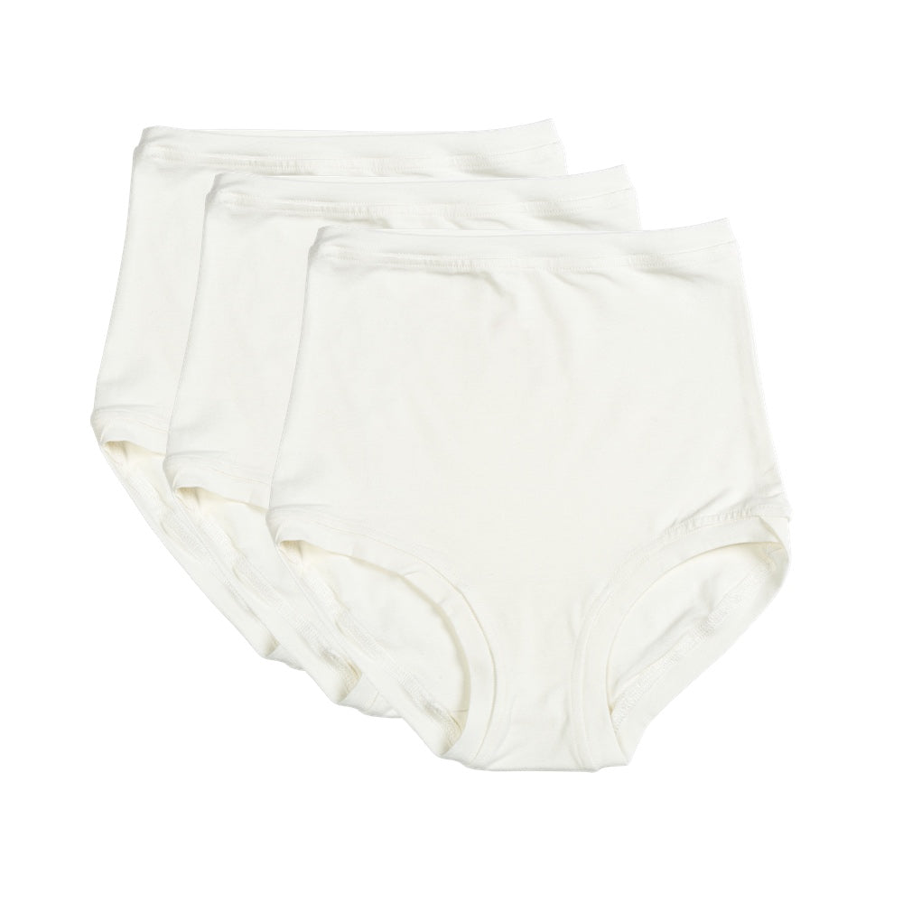 Lot de 3 pantalons taille haute ~ Naturel