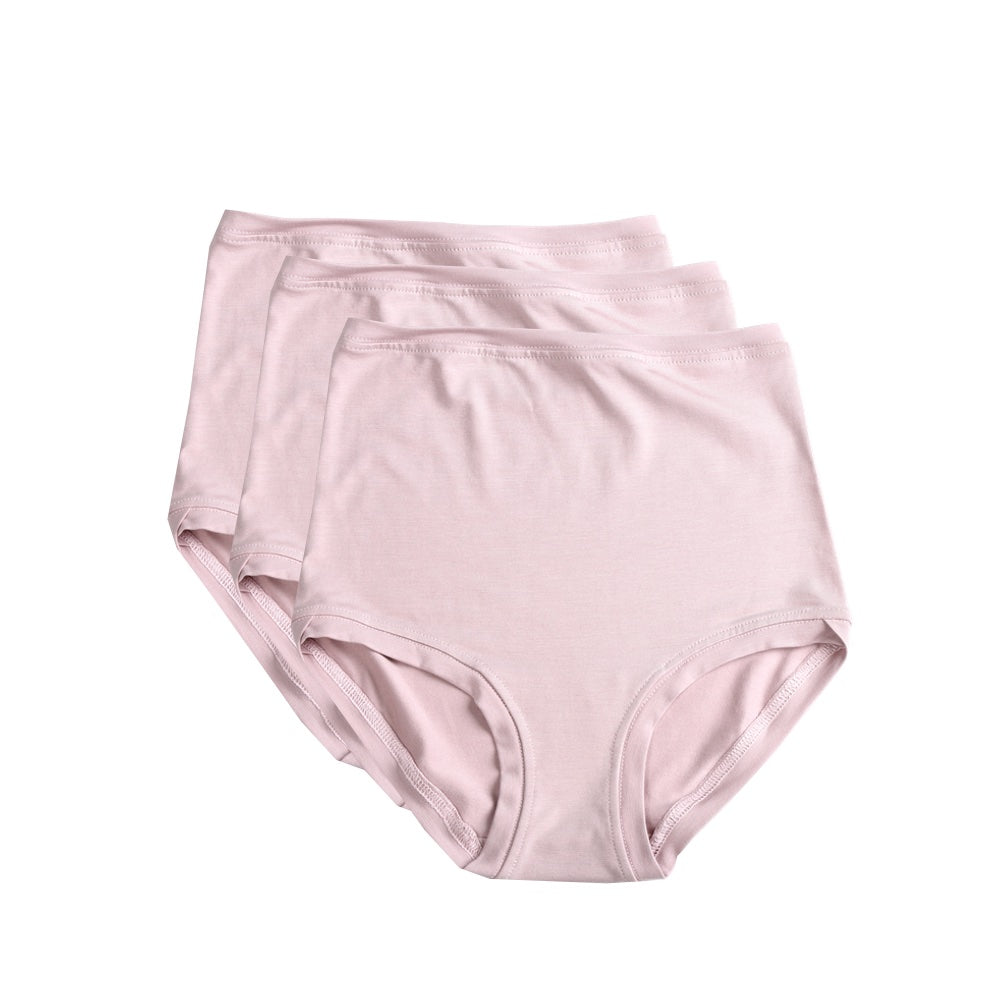 Pack of 3 High Rise Pants ~ Dusty Pink