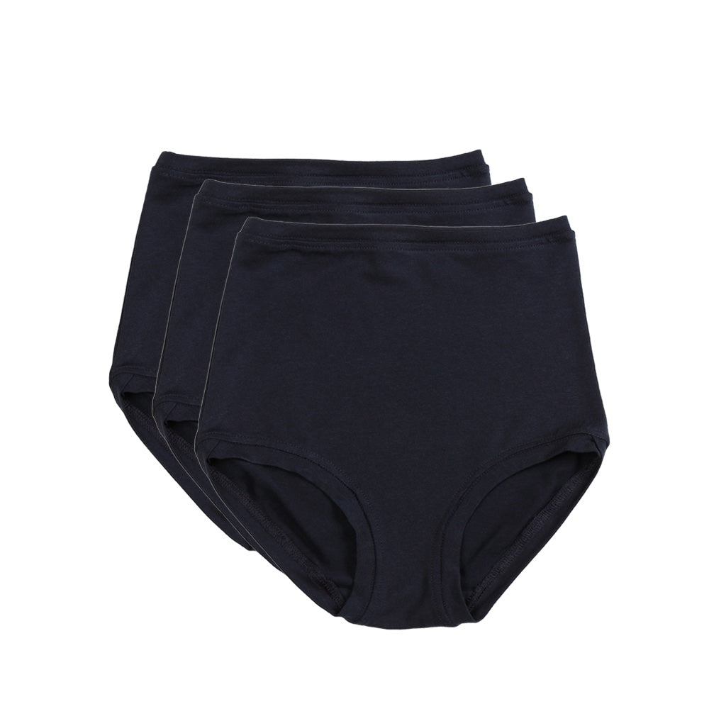 Lot de 3 pantalons taille haute ~ Midnight 