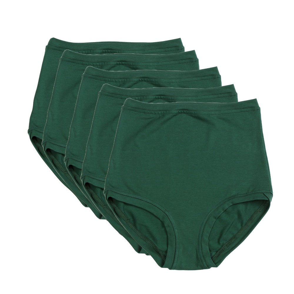 Pack of 5 High Rise Pants ~ Emerald