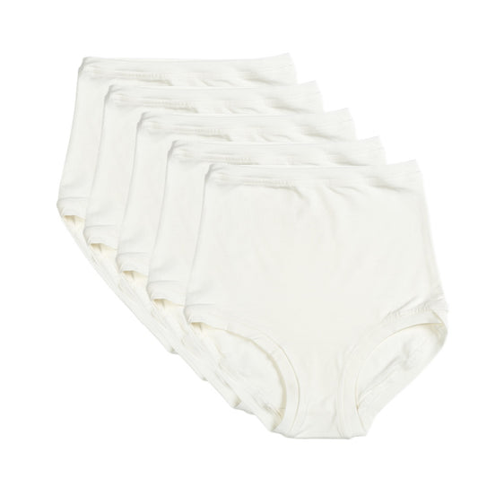Pack of 5 High Rise Pants ~ Natural