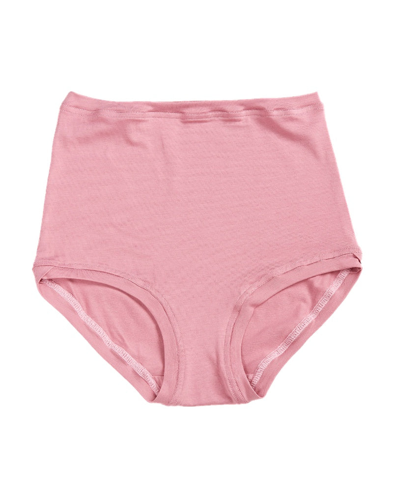 Pantalon taille haute ~ Rose antique