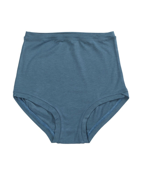 High Rise Pant in Steel Blue