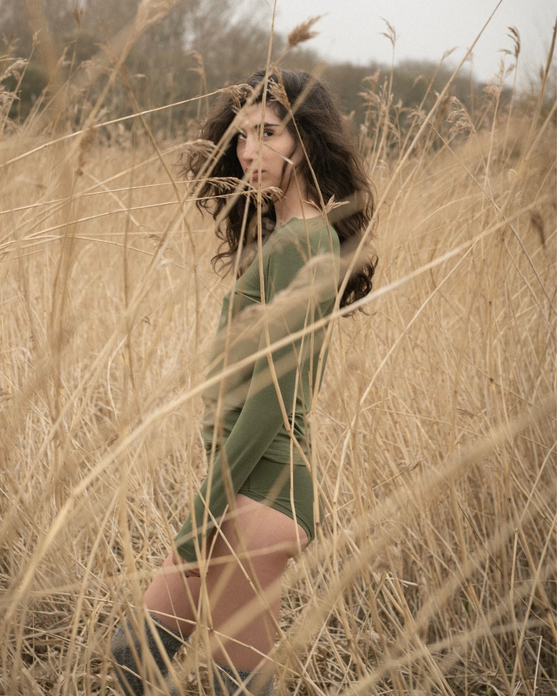 Mid Rise Pants ~ Khaki