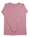 Long Sleeve Layering Tee ~ Antique Pink