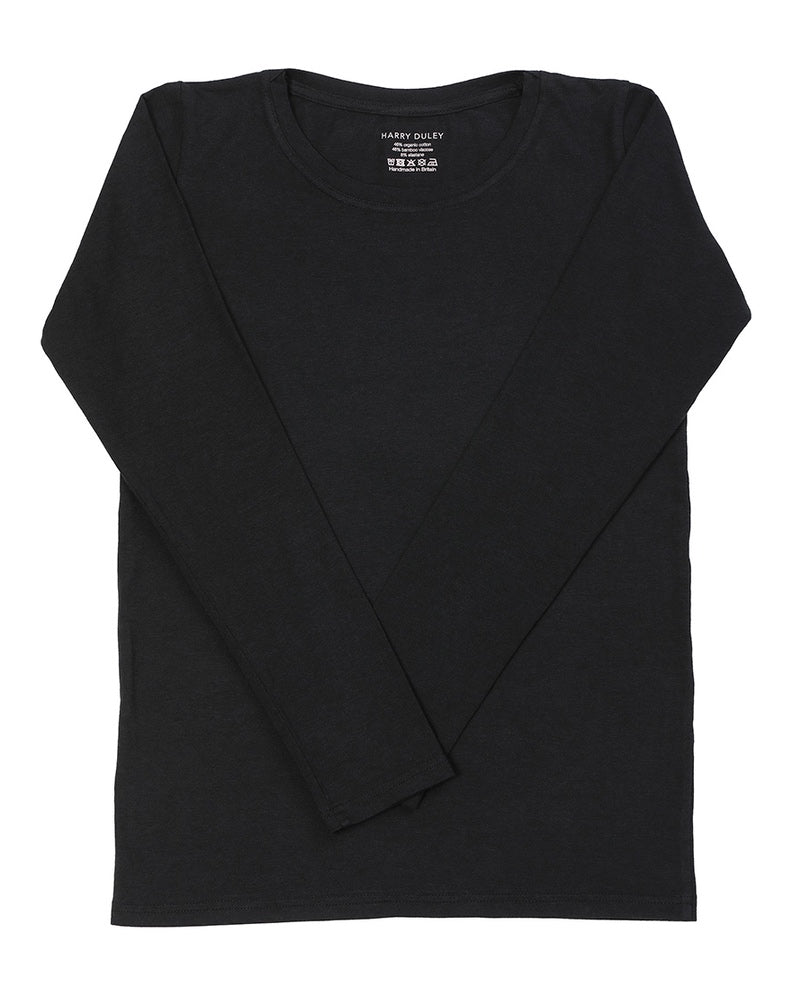 T-shirt à manches longues superposées ~ Noir