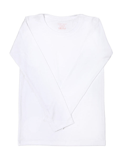 T-shirt à manches longues superposées ~ Blanc
