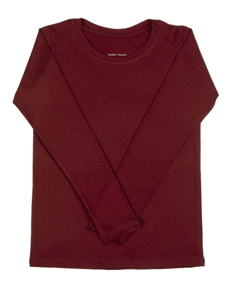 T-shirt à manches longues superposé – Rose poudré