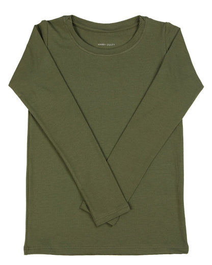 T-shirt à manches longues superposé – Rose poudré