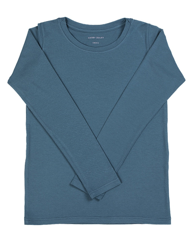 T-shirt à manches longues superposé – Rose poudré