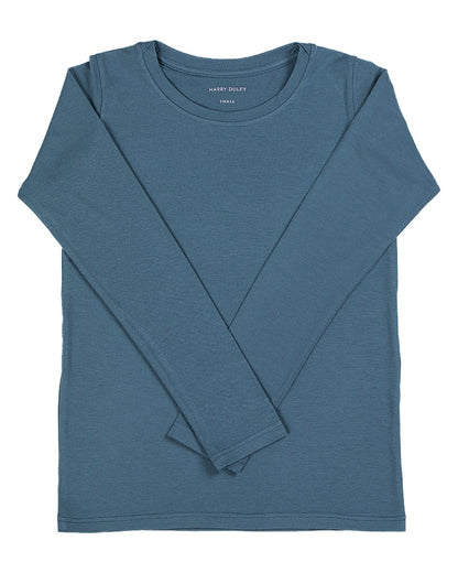 T-shirt à manches longues superposé – Rose poudré