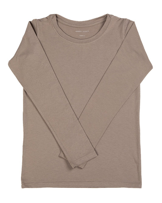 Long Sleeve Layering Tee ~ Stone