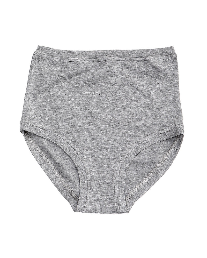 High Rise Pants Marl Grey