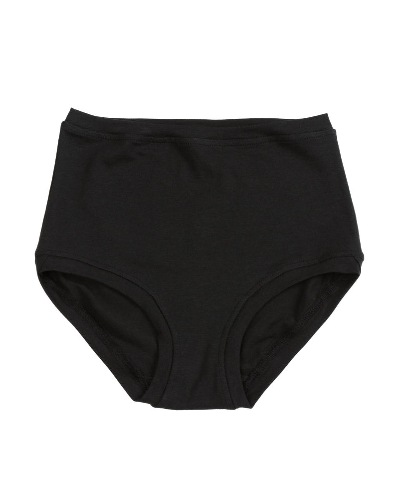 Mid Rise Pants Black