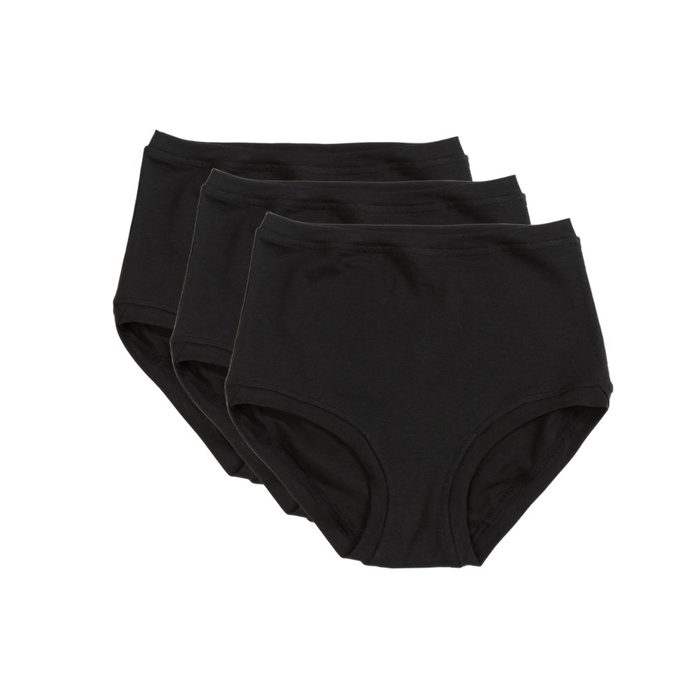 Lot de 3 pantalons taille mi-haute ~ Noir 