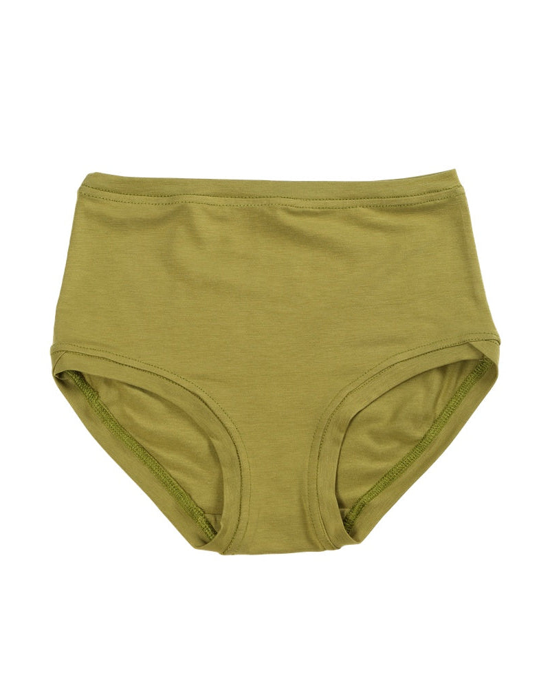Mid Rise Pants Olive