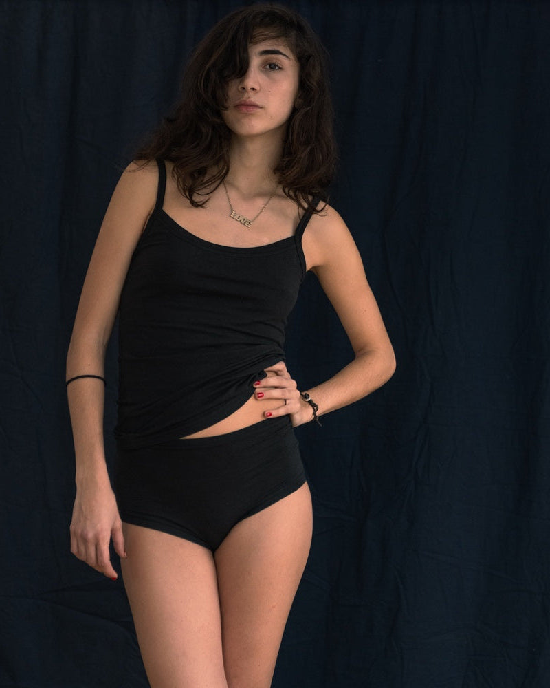 Pantalon taille mi-haute ~ Noir (RTS)