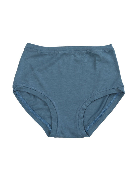 Mid Rise Pants Steel Blue