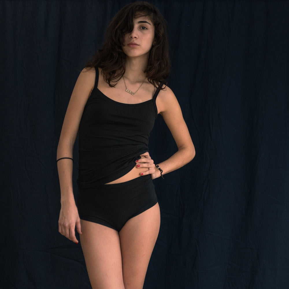 Strappy Vest ~ Black