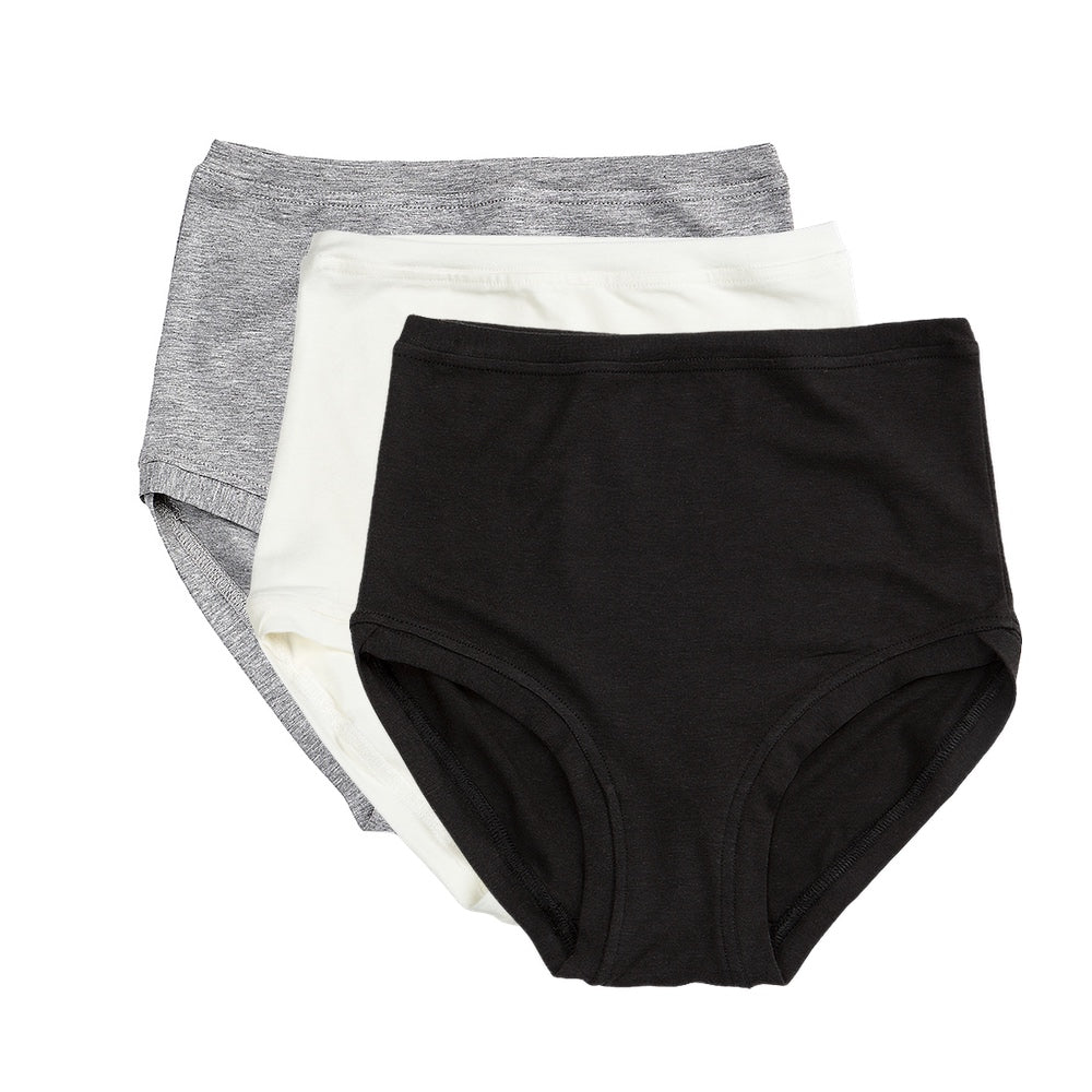 Lot de 3 pantalons taille haute ~ Noir 