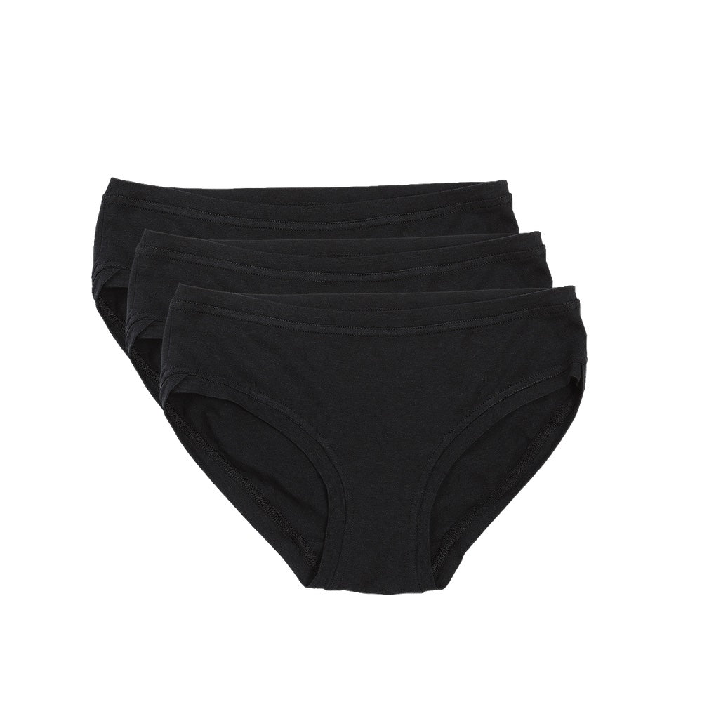 Lot de 3 pantalons taille basse ~ Noir 