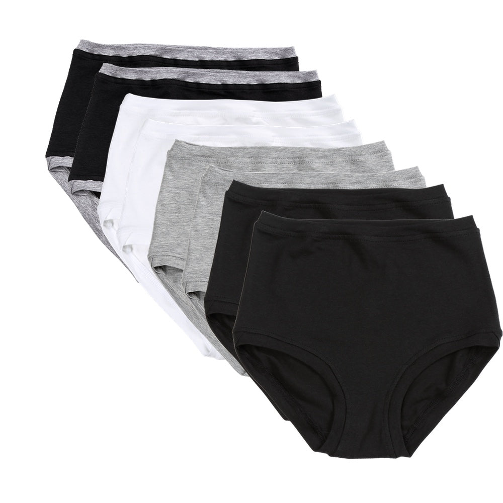 Pack of 8 Mid Rise Pants ~ All Colours (White)