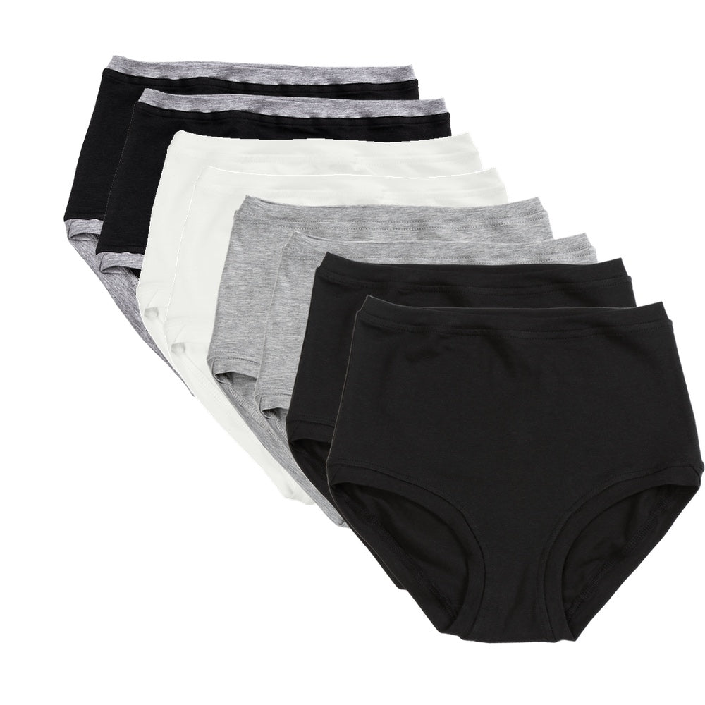 Pack of 8 Mid Rise Pants ~ All Colours (Natural)