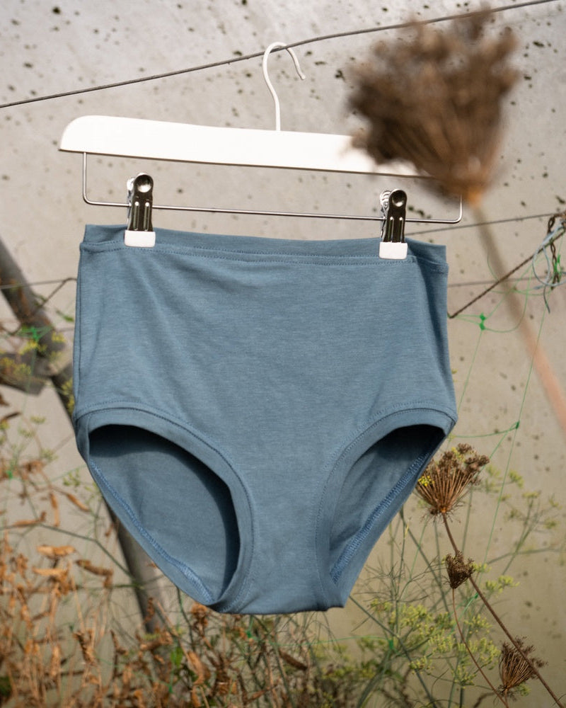 Mid Rise Pants ~ Steel Blue