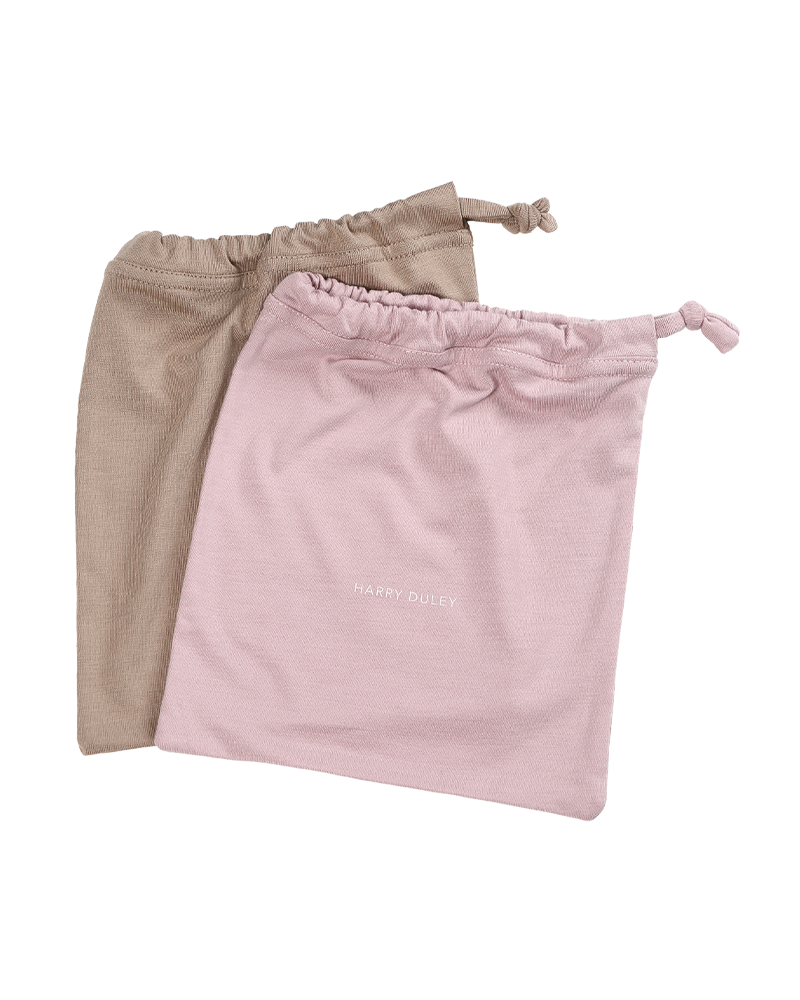 Pack of 3 Mid Rise Pants in a Bag ~ Antique Pink, Stone, Khaki