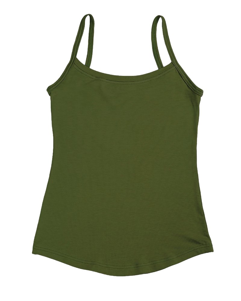 Strappy Vest ~ Moss Green