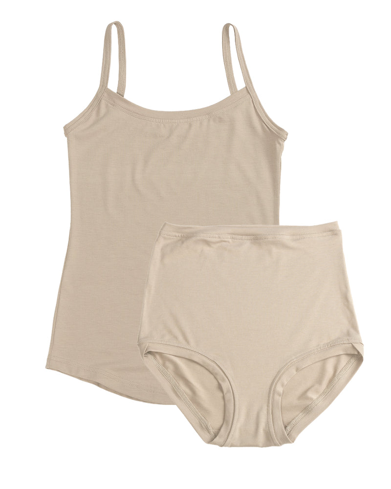 Strappy Vest Twin Set ~ Sand